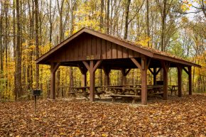 Harmonie State Park Picnic Shelters